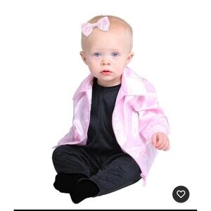 Grease Pink Ladies Infant Baby Halloween Costume Size 3-6 Months